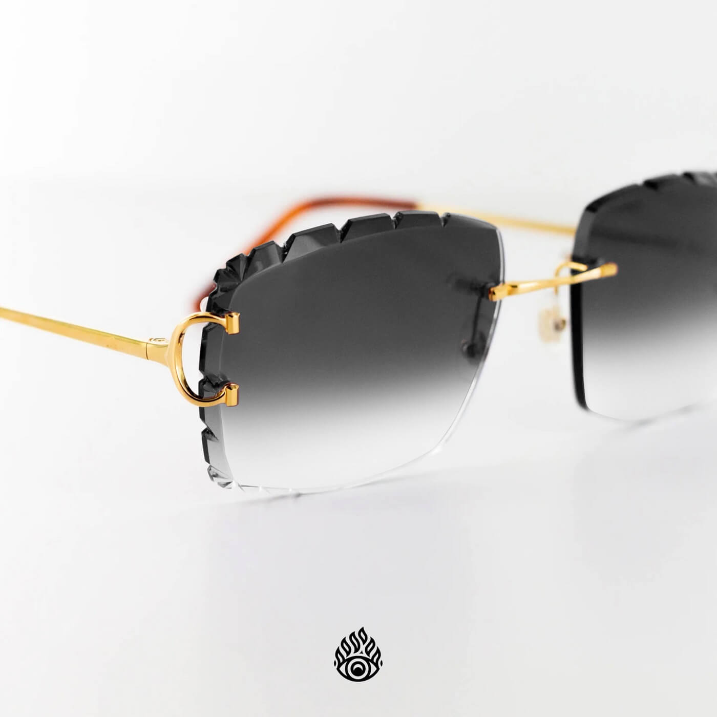 Cartier Big C Doré Diamond Cut